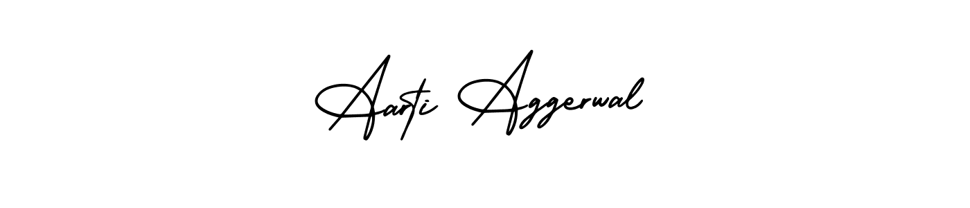 You should practise on your own different ways (AmerikaSignatureDemo-Regular) to write your name (Aarti Aggerwal) in signature. don't let someone else do it for you. Aarti Aggerwal signature style 3 images and pictures png