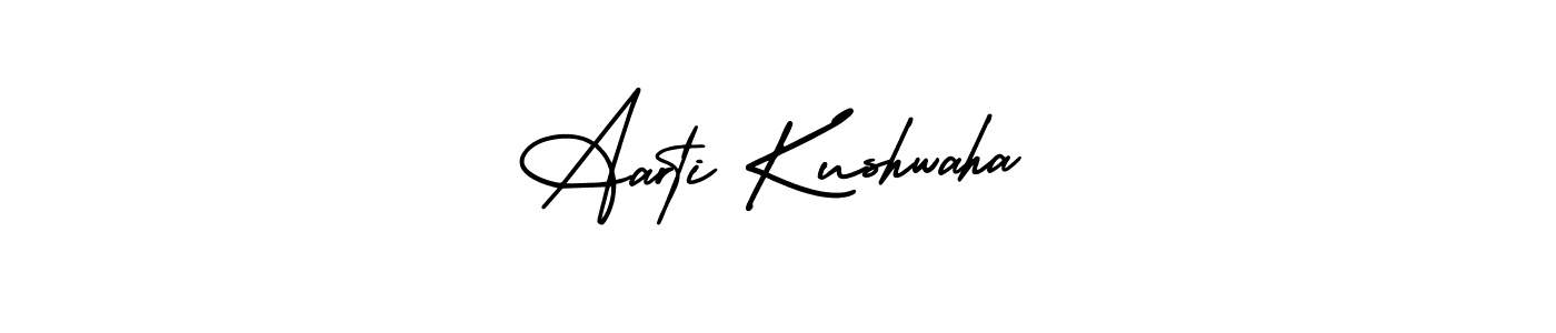 It looks lik you need a new signature style for name Aarti Kushwaha. Design unique handwritten (AmerikaSignatureDemo-Regular) signature with our free signature maker in just a few clicks. Aarti Kushwaha signature style 3 images and pictures png