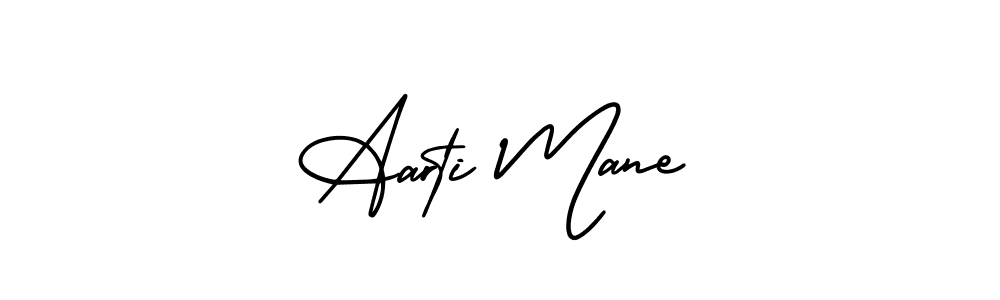 Create a beautiful signature design for name Aarti Mane. With this signature (AmerikaSignatureDemo-Regular) fonts, you can make a handwritten signature for free. Aarti Mane signature style 3 images and pictures png