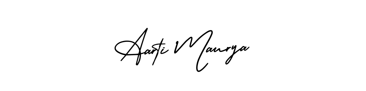 AmerikaSignatureDemo-Regular is a professional signature style that is perfect for those who want to add a touch of class to their signature. It is also a great choice for those who want to make their signature more unique. Get Aarti Maurya name to fancy signature for free. Aarti Maurya signature style 3 images and pictures png