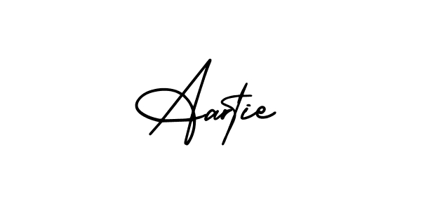 Make a beautiful signature design for name Aartie. With this signature (AmerikaSignatureDemo-Regular) style, you can create a handwritten signature for free. Aartie signature style 3 images and pictures png