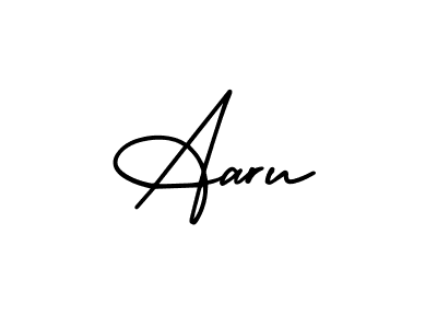 Design your own signature with our free online signature maker. With this signature software, you can create a handwritten (AmerikaSignatureDemo-Regular) signature for name Aaru. Aaru signature style 3 images and pictures png
