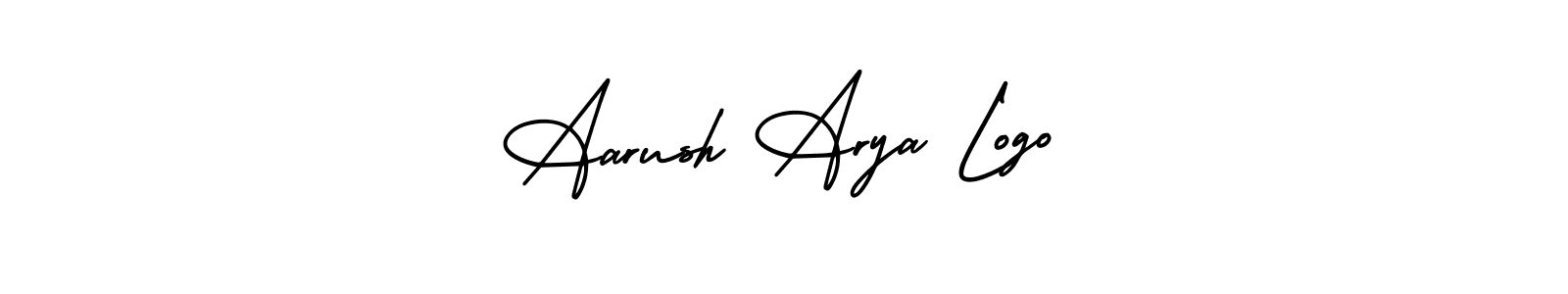 Use a signature maker to create a handwritten signature online. With this signature software, you can design (AmerikaSignatureDemo-Regular) your own signature for name Aarush Arya Logo. Aarush Arya Logo signature style 3 images and pictures png