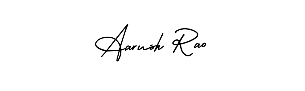 How to make Aarush Rao signature? AmerikaSignatureDemo-Regular is a professional autograph style. Create handwritten signature for Aarush Rao name. Aarush Rao signature style 3 images and pictures png