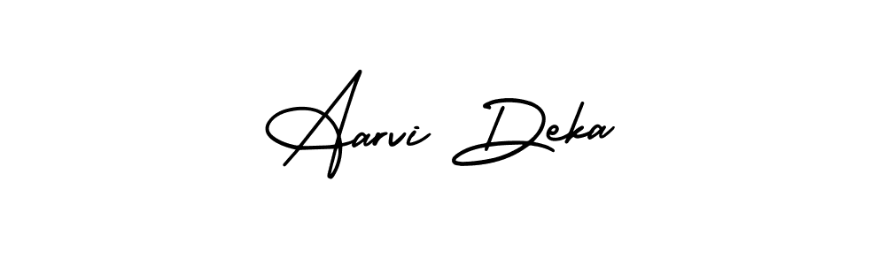 Also we have Aarvi Deka name is the best signature style. Create professional handwritten signature collection using AmerikaSignatureDemo-Regular autograph style. Aarvi Deka signature style 3 images and pictures png