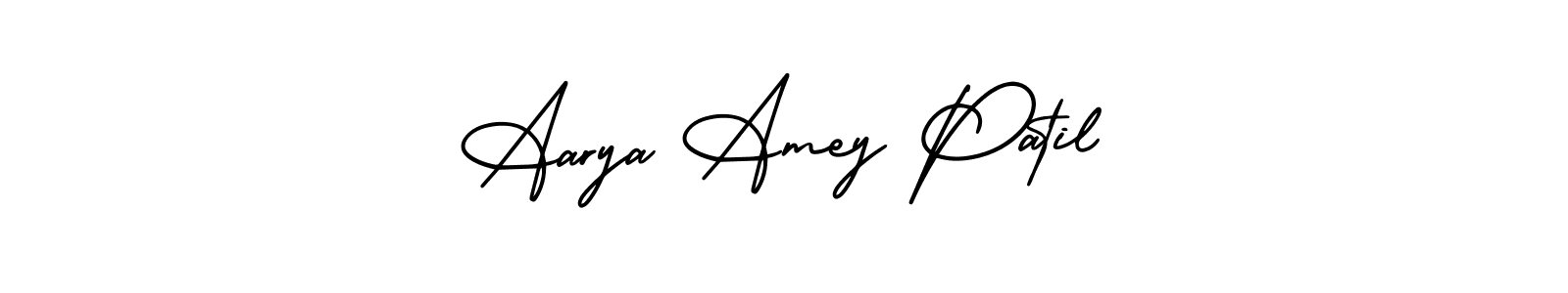 Here are the top 10 professional signature styles for the name Aarya Amey Patil. These are the best autograph styles you can use for your name. Aarya Amey Patil signature style 3 images and pictures png