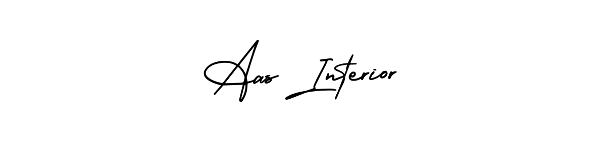 How to Draw Aas Interior signature style? AmerikaSignatureDemo-Regular is a latest design signature styles for name Aas Interior. Aas Interior signature style 3 images and pictures png