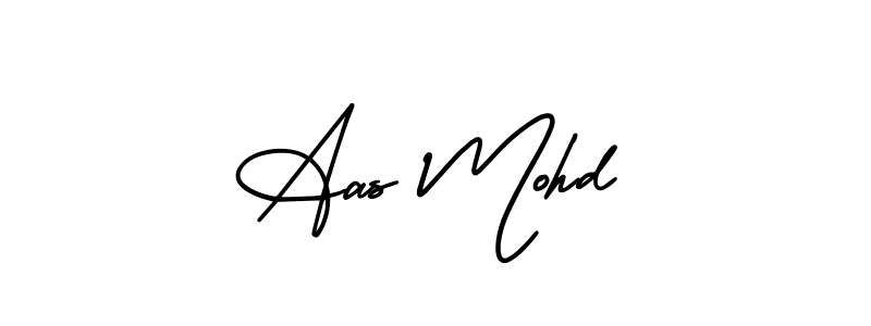 You should practise on your own different ways (AmerikaSignatureDemo-Regular) to write your name (Aas Mohd) in signature. don't let someone else do it for you. Aas Mohd signature style 3 images and pictures png