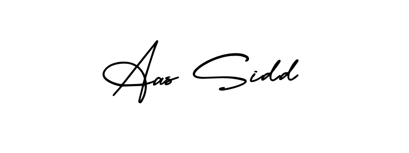 The best way (AmerikaSignatureDemo-Regular) to make a short signature is to pick only two or three words in your name. The name Aas Sidd include a total of six letters. For converting this name. Aas Sidd signature style 3 images and pictures png