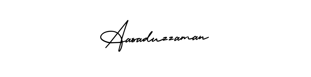 Create a beautiful signature design for name Aasaduzzaman. With this signature (AmerikaSignatureDemo-Regular) fonts, you can make a handwritten signature for free. Aasaduzzaman signature style 3 images and pictures png