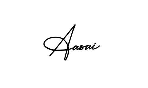 Make a beautiful signature design for name Aasai. With this signature (AmerikaSignatureDemo-Regular) style, you can create a handwritten signature for free. Aasai signature style 3 images and pictures png