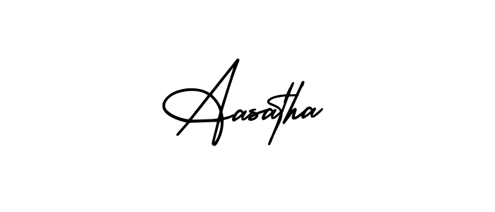 Also You can easily find your signature by using the search form. We will create Aasatha name handwritten signature images for you free of cost using AmerikaSignatureDemo-Regular sign style. Aasatha signature style 3 images and pictures png