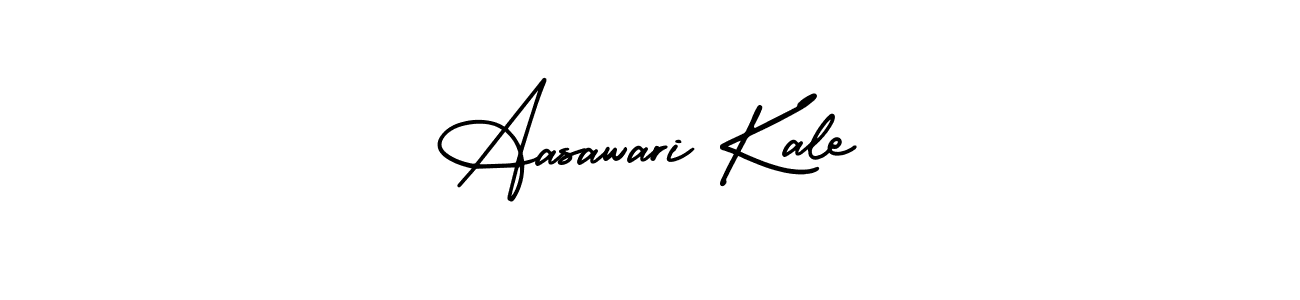 How to make Aasawari Kale name signature. Use AmerikaSignatureDemo-Regular style for creating short signs online. This is the latest handwritten sign. Aasawari Kale signature style 3 images and pictures png