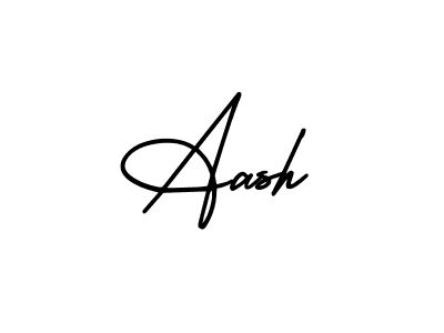 Make a beautiful signature design for name Aash. With this signature (AmerikaSignatureDemo-Regular) style, you can create a handwritten signature for free. Aash signature style 3 images and pictures png