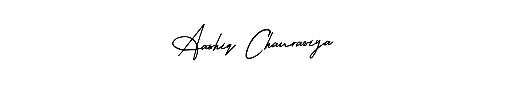 Use a signature maker to create a handwritten signature online. With this signature software, you can design (AmerikaSignatureDemo-Regular) your own signature for name Aashiq Chaurasiya. Aashiq Chaurasiya signature style 3 images and pictures png
