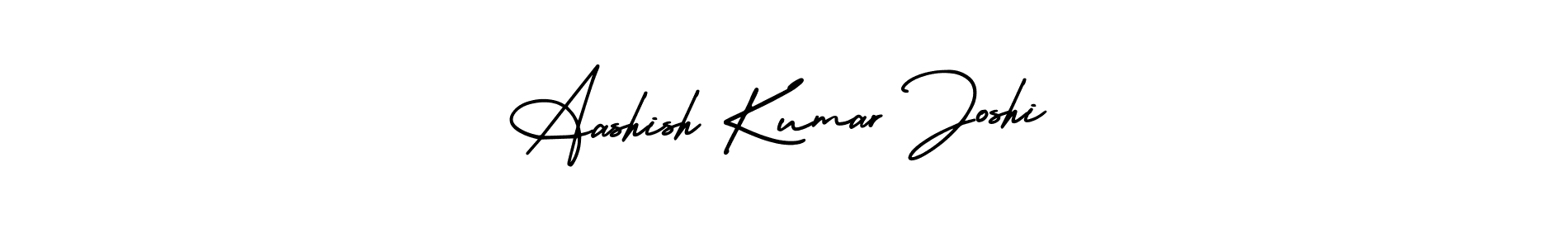 Use a signature maker to create a handwritten signature online. With this signature software, you can design (AmerikaSignatureDemo-Regular) your own signature for name Aashish Kumar Joshi. Aashish Kumar Joshi signature style 3 images and pictures png