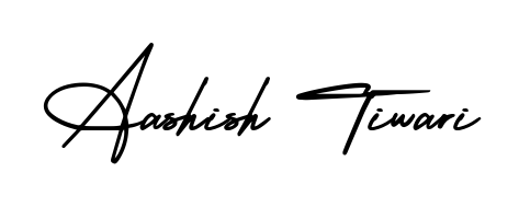 Quickly download Aashish Tiwari name signature in high-resolution PNG using AmerikaSignatureDemo-Regular style. Ready to insert into PDFs and online applications. Aashish Tiwari signature style 3 images and pictures png
