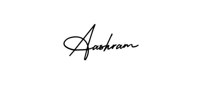 Also we have Aashram name is the best signature style. Create professional handwritten signature collection using AmerikaSignatureDemo-Regular autograph style. Aashram signature style 3 images and pictures png