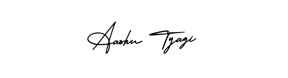 Make a beautiful signature design for name Aashu Tyagi. Use this online signature maker to create a handwritten signature for free. Aashu Tyagi signature style 3 images and pictures png