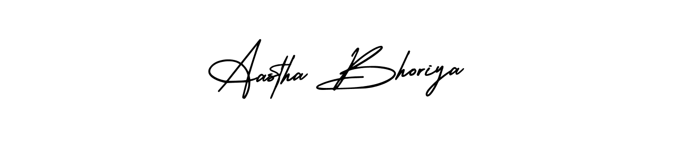 It looks lik you need a new signature style for name Aastha Bhoriya. Design unique handwritten (AmerikaSignatureDemo-Regular) signature with our free signature maker in just a few clicks. Aastha Bhoriya signature style 3 images and pictures png