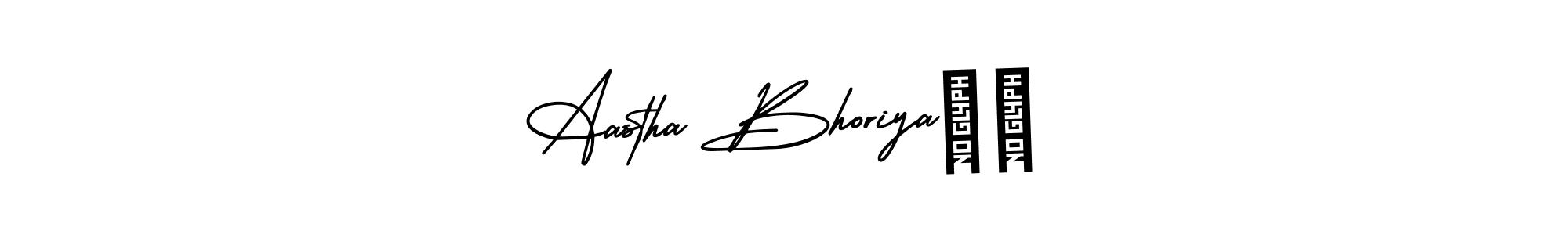 Aastha Bhoriya❤️ stylish signature style. Best Handwritten Sign (AmerikaSignatureDemo-Regular) for my name. Handwritten Signature Collection Ideas for my name Aastha Bhoriya❤️. Aastha Bhoriya❤️ signature style 3 images and pictures png
