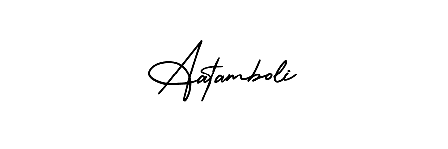 You can use this online signature creator to create a handwritten signature for the name Aatamboli. This is the best online autograph maker. Aatamboli signature style 3 images and pictures png