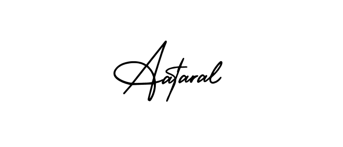 It looks lik you need a new signature style for name Aataral. Design unique handwritten (AmerikaSignatureDemo-Regular) signature with our free signature maker in just a few clicks. Aataral signature style 3 images and pictures png