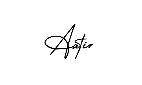 Check out images of Autograph of Aatir name. Actor Aatir Signature Style. AmerikaSignatureDemo-Regular is a professional sign style online. Aatir signature style 3 images and pictures png