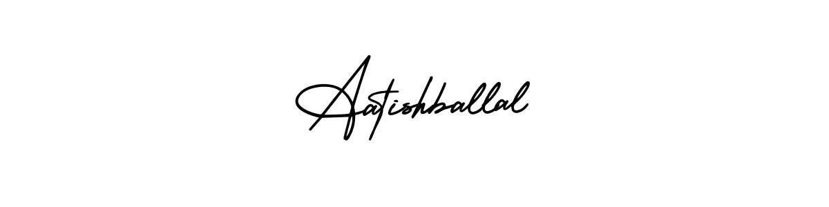 How to make Aatishballal signature? AmerikaSignatureDemo-Regular is a professional autograph style. Create handwritten signature for Aatishballal name. Aatishballal signature style 3 images and pictures png