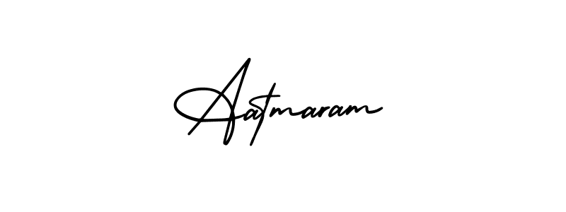 How to Draw Aatmaram signature style? AmerikaSignatureDemo-Regular is a latest design signature styles for name Aatmaram. Aatmaram signature style 3 images and pictures png