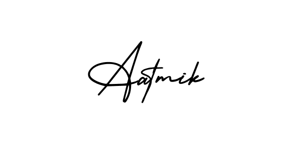 You can use this online signature creator to create a handwritten signature for the name Aatmik. This is the best online autograph maker. Aatmik signature style 3 images and pictures png