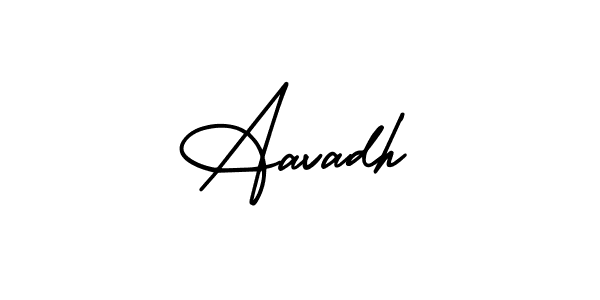 Make a beautiful signature design for name Aavadh. Use this online signature maker to create a handwritten signature for free. Aavadh signature style 3 images and pictures png