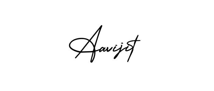 How to make Aavijit signature? AmerikaSignatureDemo-Regular is a professional autograph style. Create handwritten signature for Aavijit name. Aavijit signature style 3 images and pictures png