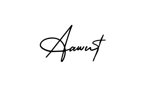It looks lik you need a new signature style for name Aawut. Design unique handwritten (AmerikaSignatureDemo-Regular) signature with our free signature maker in just a few clicks. Aawut signature style 3 images and pictures png