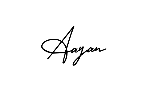 How to make Aayan signature? AmerikaSignatureDemo-Regular is a professional autograph style. Create handwritten signature for Aayan name. Aayan signature style 3 images and pictures png