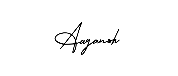 Aayansh stylish signature style. Best Handwritten Sign (AmerikaSignatureDemo-Regular) for my name. Handwritten Signature Collection Ideas for my name Aayansh. Aayansh signature style 3 images and pictures png