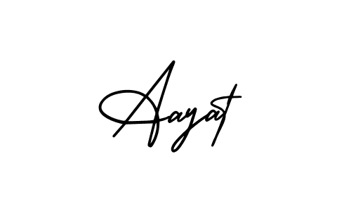 How to make Aayat signature? AmerikaSignatureDemo-Regular is a professional autograph style. Create handwritten signature for Aayat name. Aayat signature style 3 images and pictures png