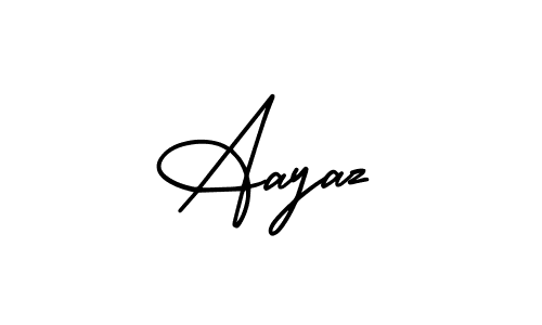 Use a signature maker to create a handwritten signature online. With this signature software, you can design (AmerikaSignatureDemo-Regular) your own signature for name Aayaz. Aayaz signature style 3 images and pictures png