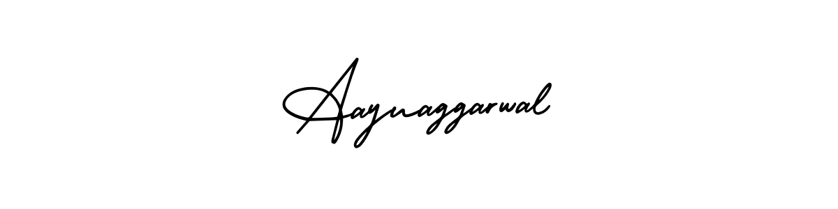 Make a beautiful signature design for name Aayuaggarwal. With this signature (AmerikaSignatureDemo-Regular) style, you can create a handwritten signature for free. Aayuaggarwal signature style 3 images and pictures png