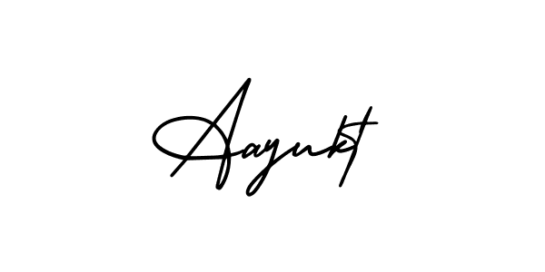 Use a signature maker to create a handwritten signature online. With this signature software, you can design (AmerikaSignatureDemo-Regular) your own signature for name Aayukt. Aayukt signature style 3 images and pictures png