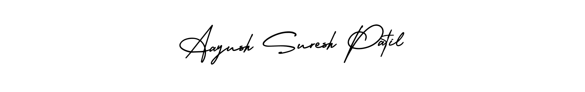 Aayush Suresh Patil stylish signature style. Best Handwritten Sign (AmerikaSignatureDemo-Regular) for my name. Handwritten Signature Collection Ideas for my name Aayush Suresh Patil. Aayush Suresh Patil signature style 3 images and pictures png