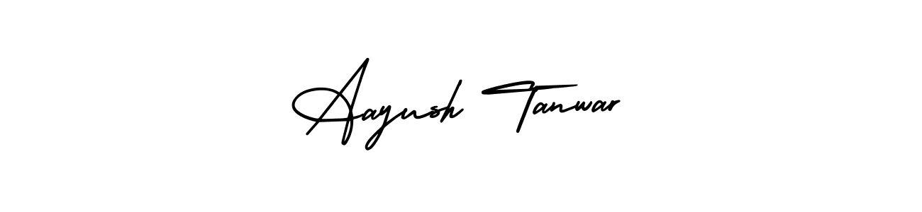 Also we have Aayush Tanwar name is the best signature style. Create professional handwritten signature collection using AmerikaSignatureDemo-Regular autograph style. Aayush Tanwar signature style 3 images and pictures png