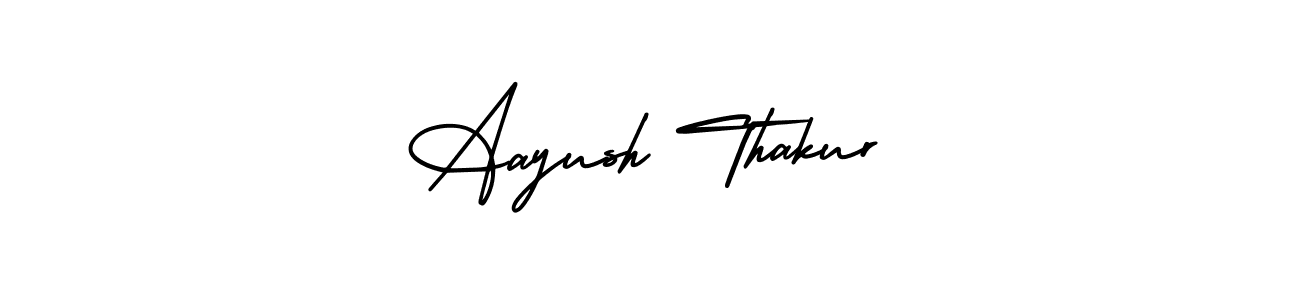 Design your own signature with our free online signature maker. With this signature software, you can create a handwritten (AmerikaSignatureDemo-Regular) signature for name Aayush Thakur. Aayush Thakur signature style 3 images and pictures png