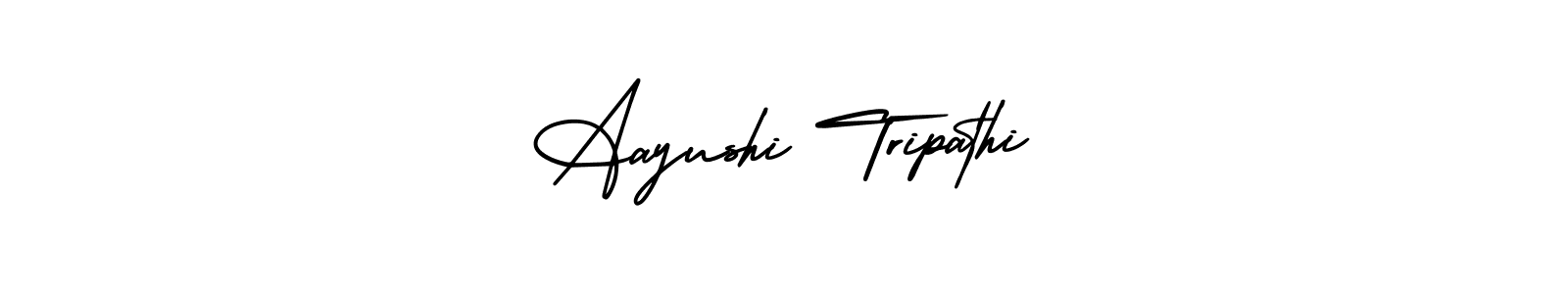 How to Draw Aayushi Tripathi signature style? AmerikaSignatureDemo-Regular is a latest design signature styles for name Aayushi Tripathi. Aayushi Tripathi signature style 3 images and pictures png