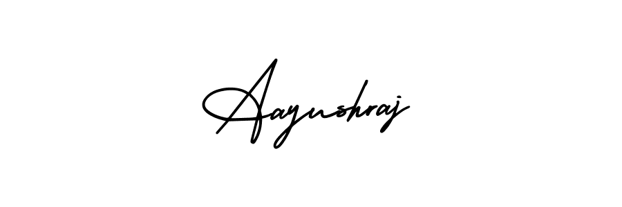 Make a beautiful signature design for name Aayushraj. Use this online signature maker to create a handwritten signature for free. Aayushraj signature style 3 images and pictures png