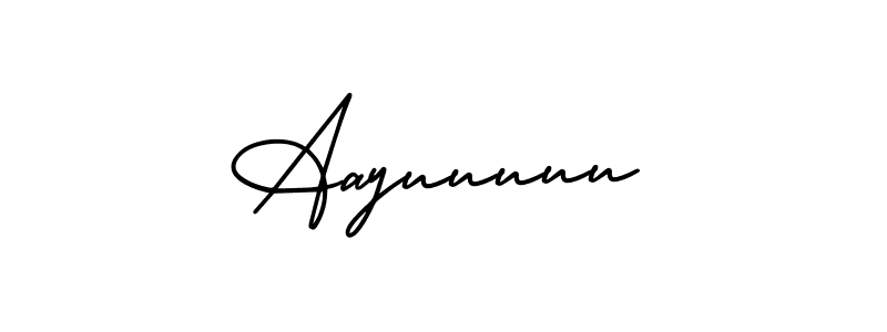 Similarly AmerikaSignatureDemo-Regular is the best handwritten signature design. Signature creator online .You can use it as an online autograph creator for name Aayuuuuu. Aayuuuuu signature style 3 images and pictures png