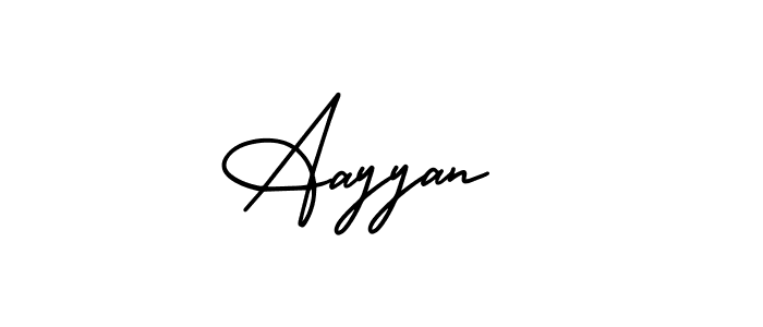 How to make Aayyan  signature? AmerikaSignatureDemo-Regular is a professional autograph style. Create handwritten signature for Aayyan  name. Aayyan  signature style 3 images and pictures png