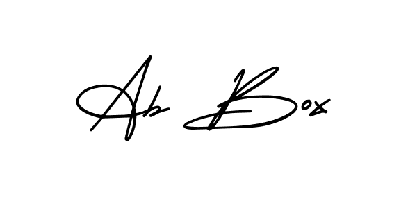 Make a beautiful signature design for name Ab Box. Use this online signature maker to create a handwritten signature for free. Ab Box signature style 3 images and pictures png