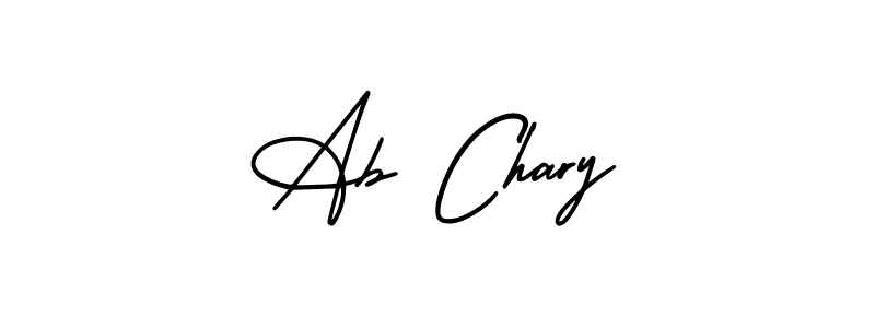 Make a beautiful signature design for name Ab Chary. With this signature (AmerikaSignatureDemo-Regular) style, you can create a handwritten signature for free. Ab Chary signature style 3 images and pictures png