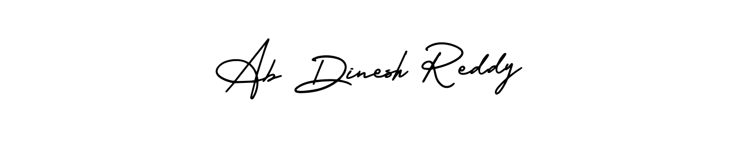 How to Draw Ab Dinesh Reddy signature style? AmerikaSignatureDemo-Regular is a latest design signature styles for name Ab Dinesh Reddy. Ab Dinesh Reddy signature style 3 images and pictures png